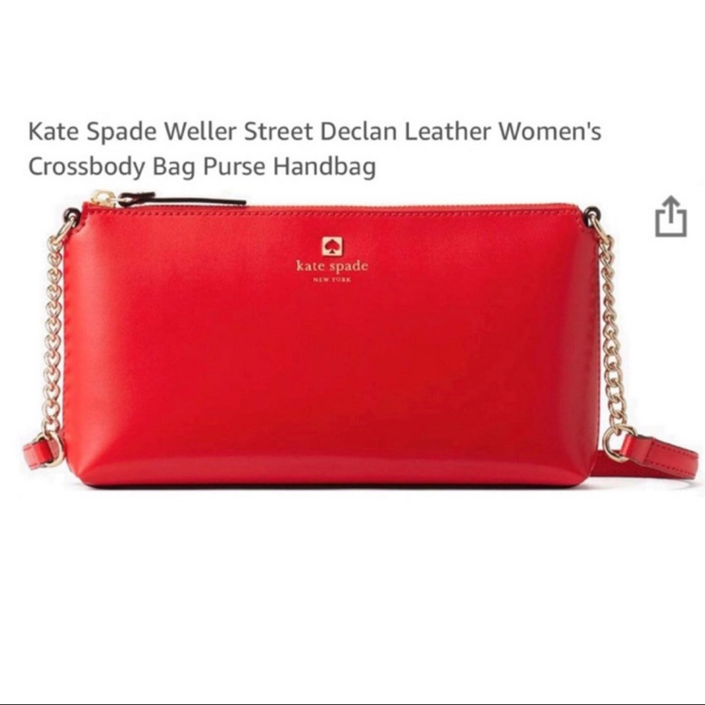 Kate Spade Declan Crossbody Red NWT